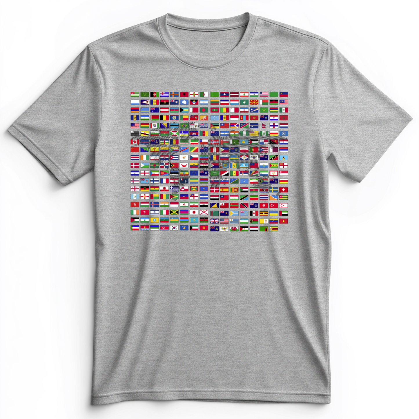 Flags of the World Premium Tee Athletic Heather / S