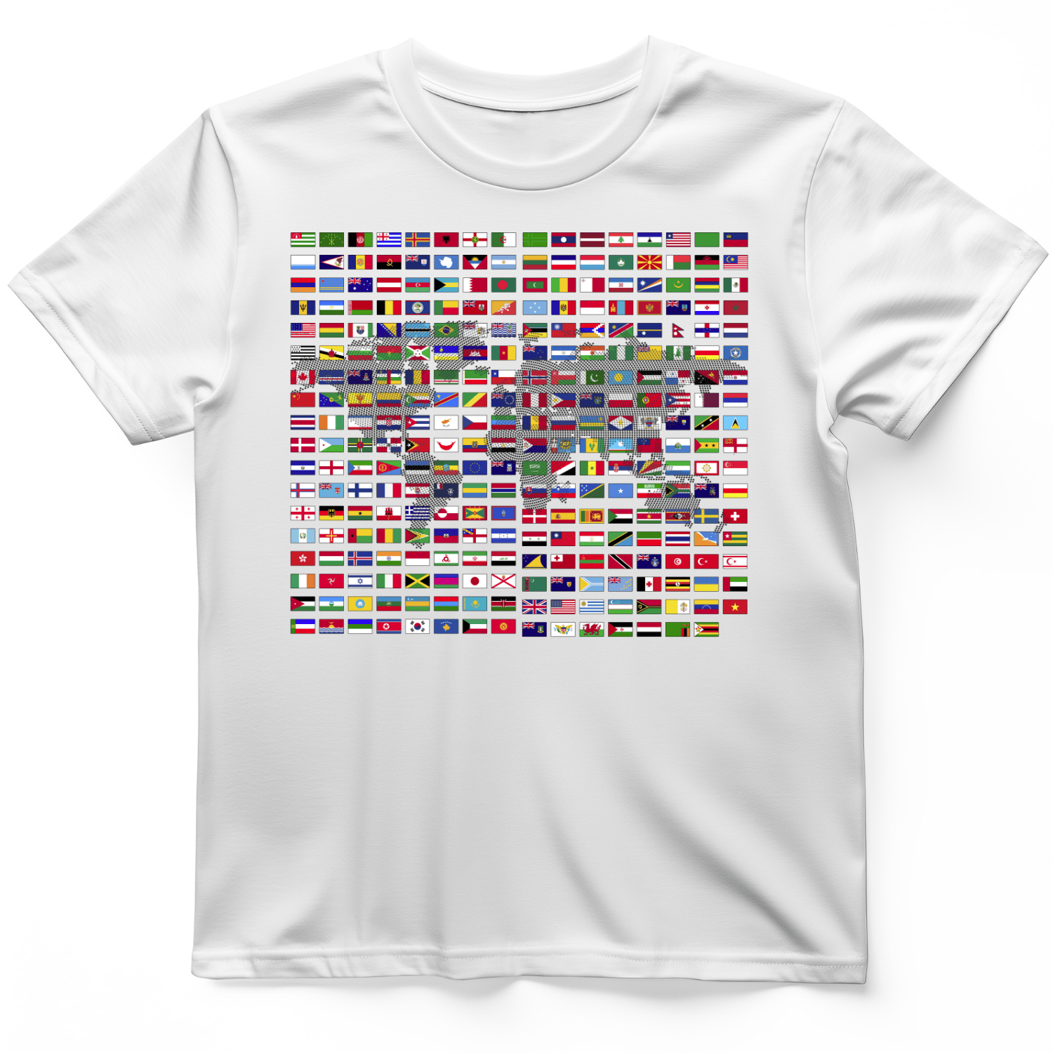 Flags of the World T-Shirt White / S
