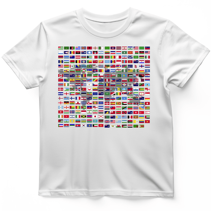 Flags of the World T-Shirt White / S