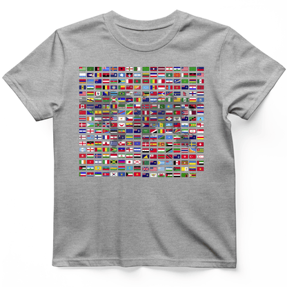 Flags of the World T-Shirt Sport Grey / S