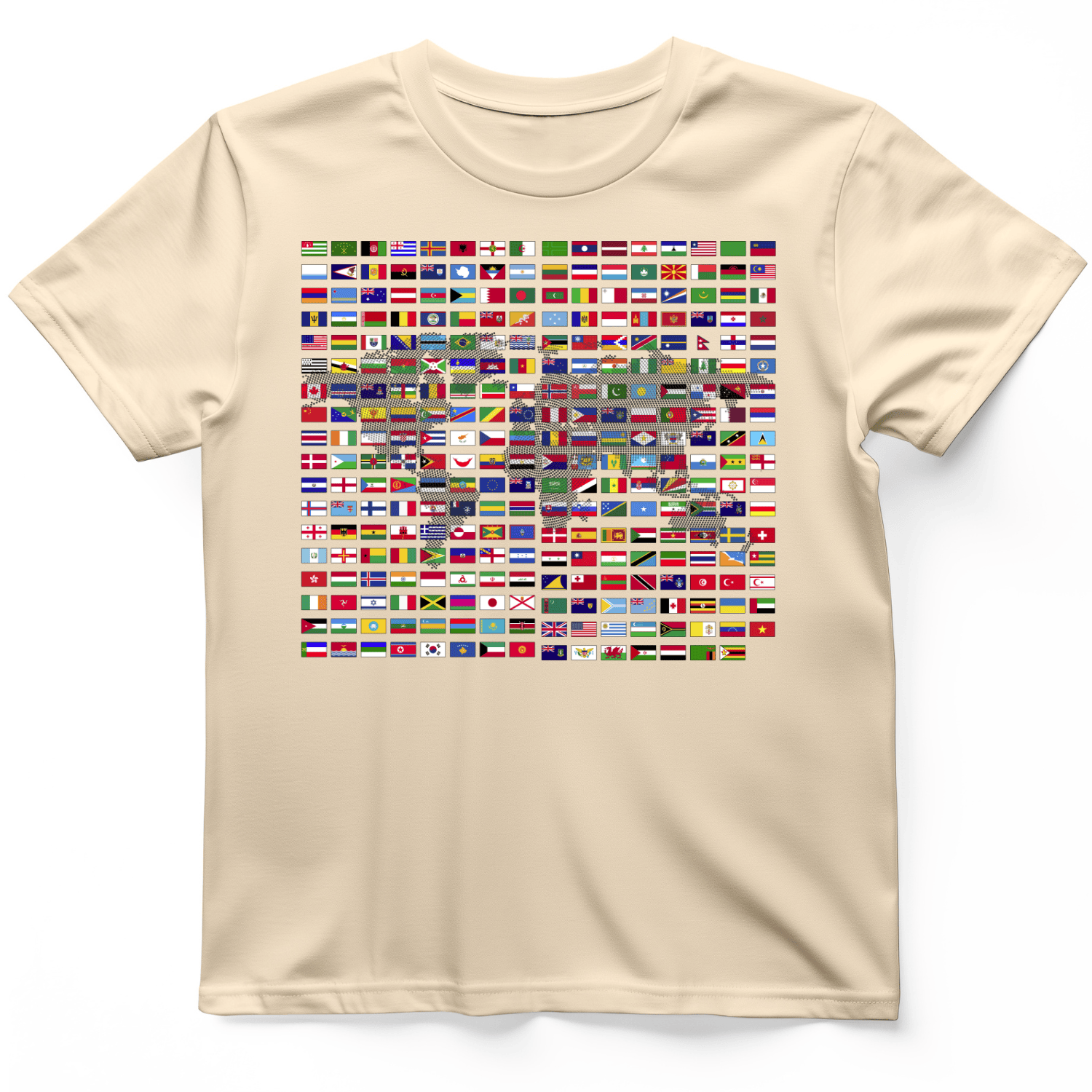 Flags of the World T-Shirt Natural / S