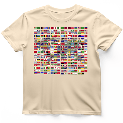 Flags of the World T-Shirt Natural / S
