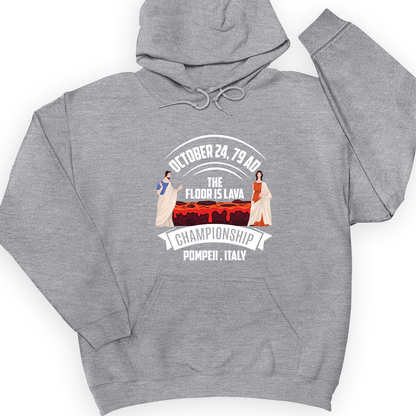 Floor Is Lava Hoodie Sport Grey / S