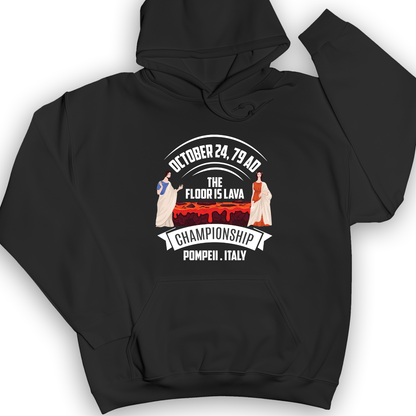 Floor Is Lava Hoodie Black / S