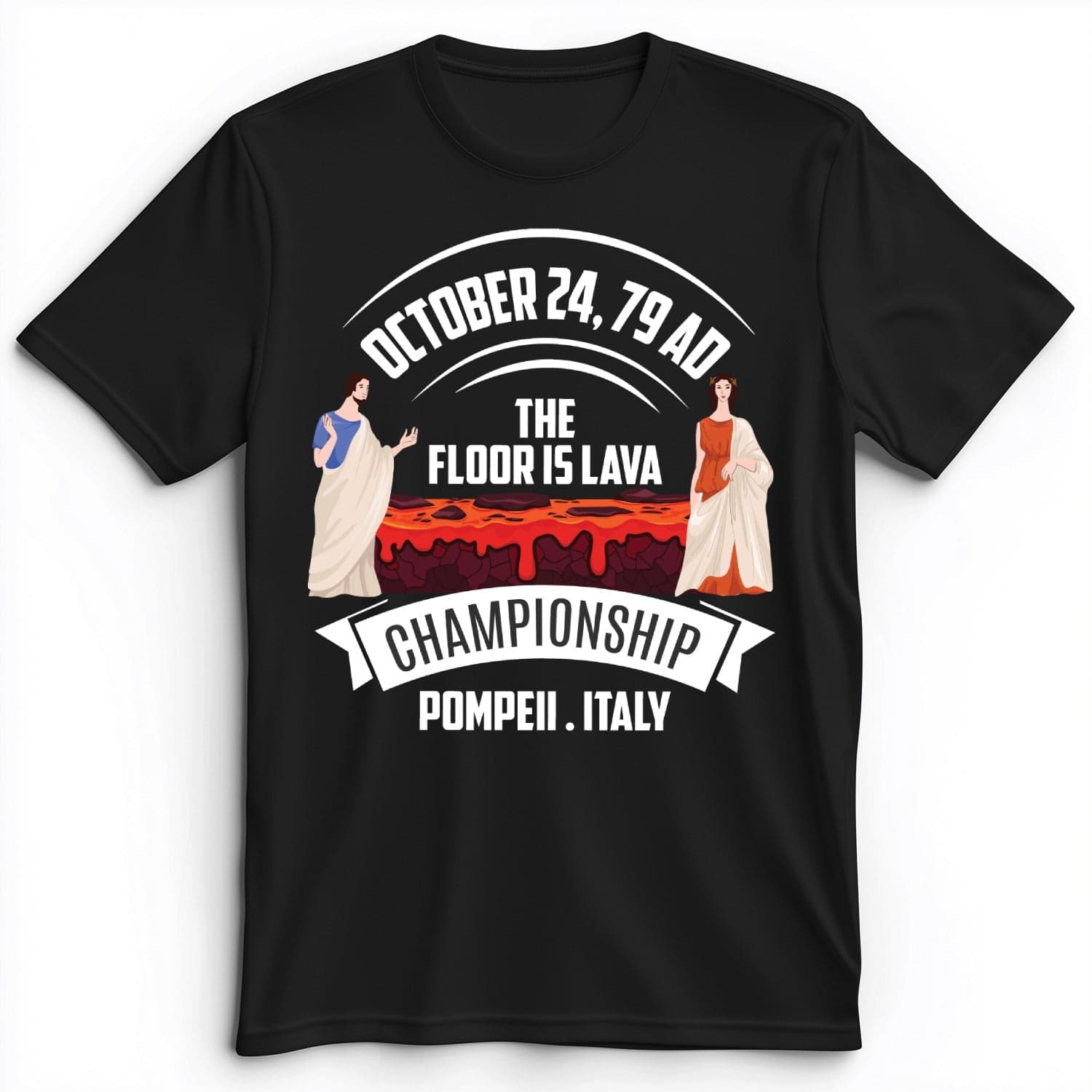 Floor Is Lava Premium Tee Black / S