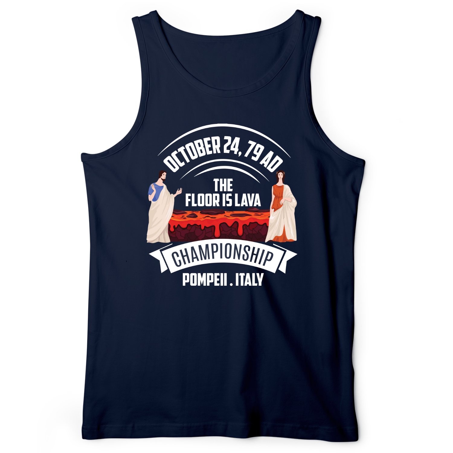 Floor Is Lava Tank Navy / XS