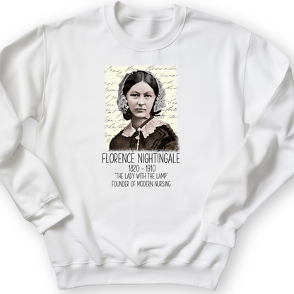 Florence Nightingale Crewneck White / S