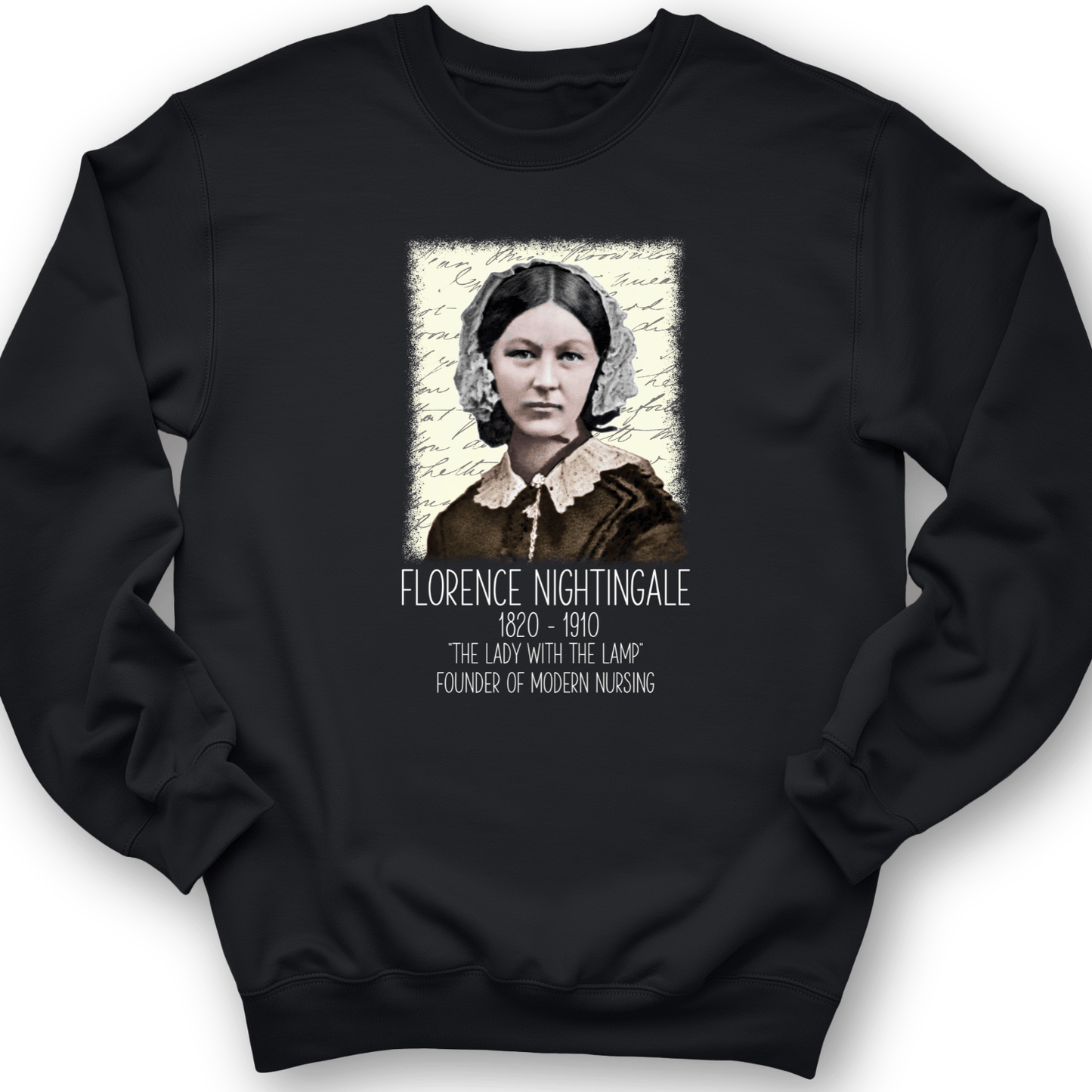 Florence Nightingale Crewneck Black / S