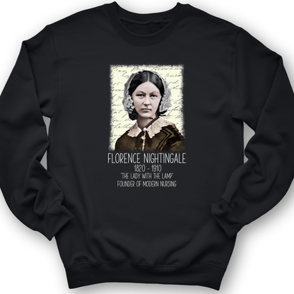 Florence Nightingale Crewneck Black / S