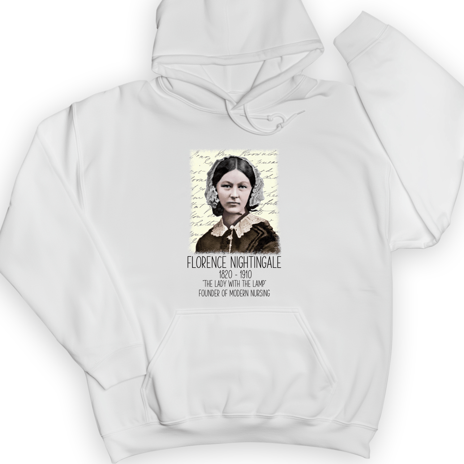 Florence Nightingale Hoodie White / S
