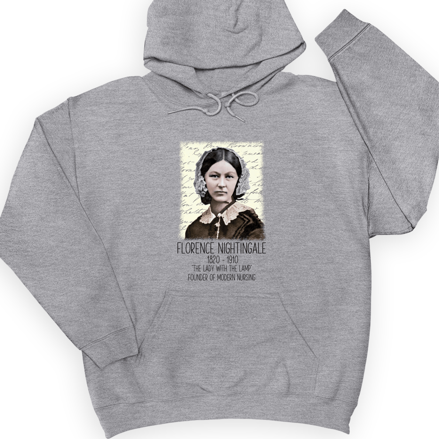 Florence Nightingale Hoodie Sport Grey / S