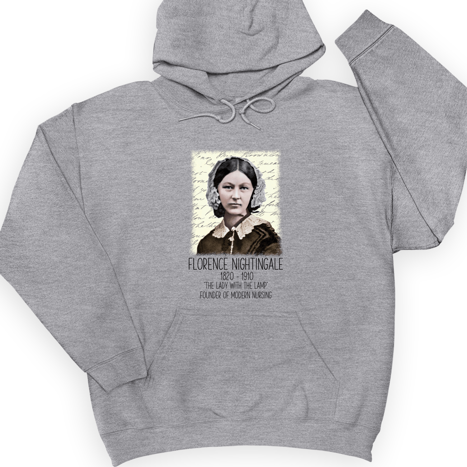 Florence Nightingale Hoodie Sport Grey / S
