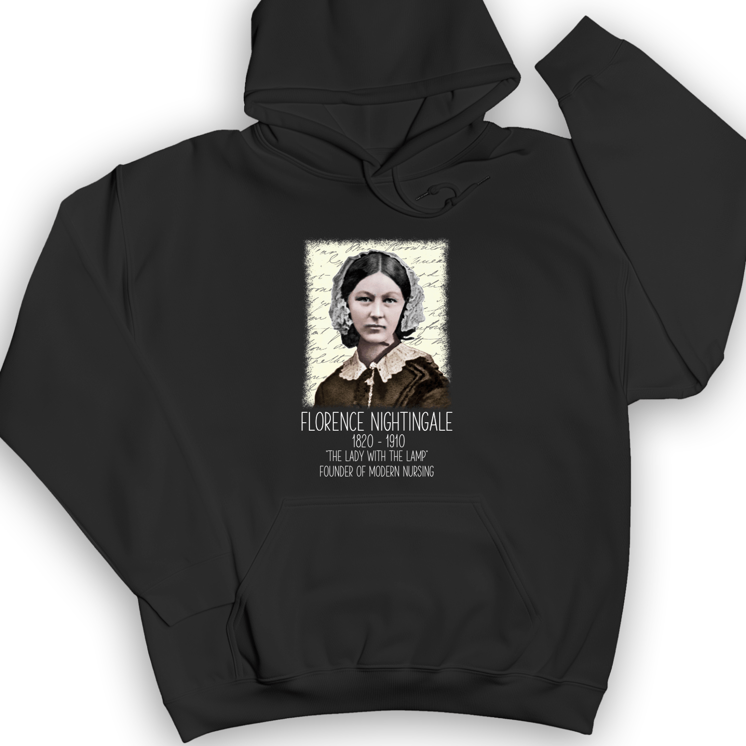 Florence Nightingale Hoodie Black / S