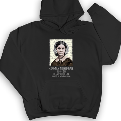 Florence Nightingale Hoodie Black / S