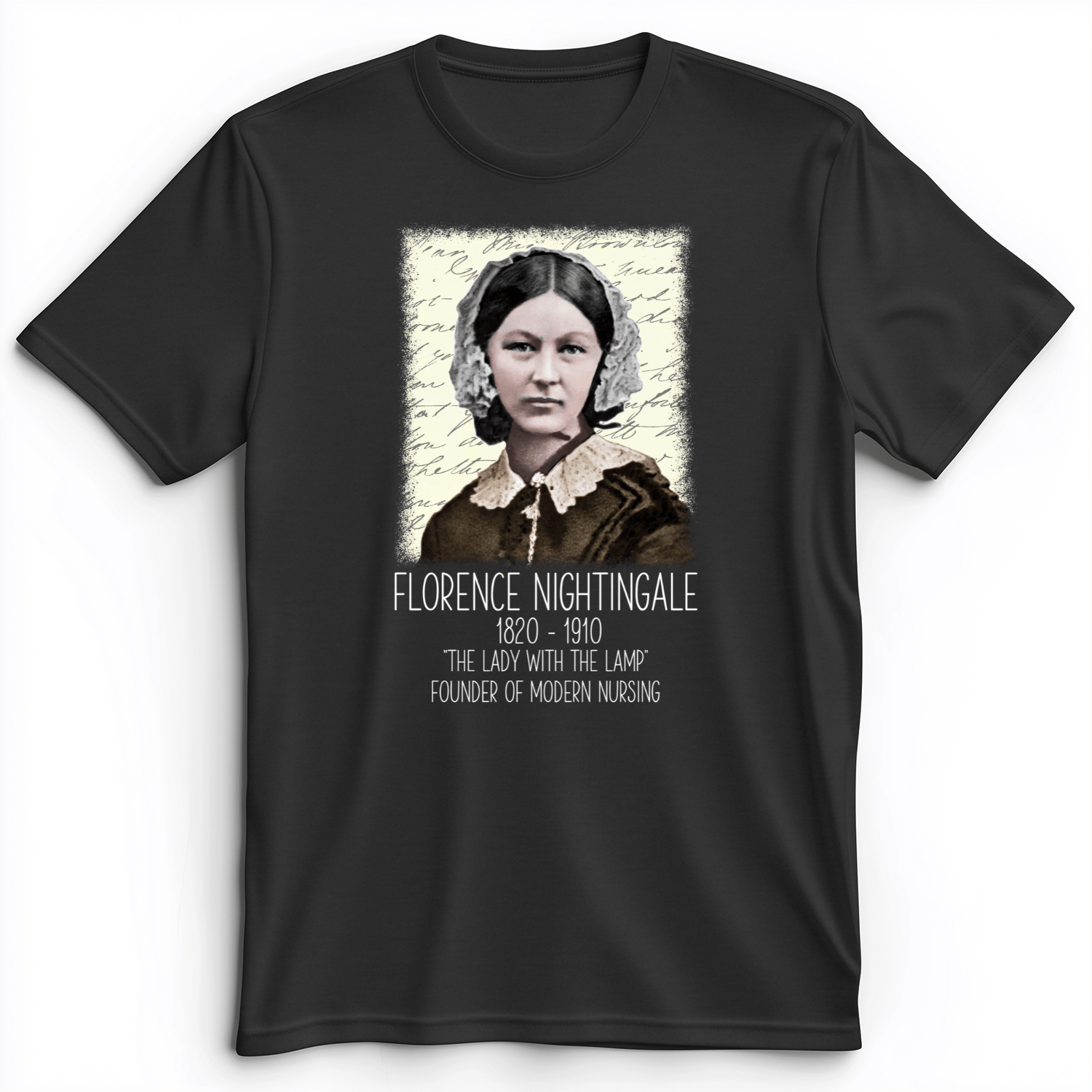 Florence Nightingale Premium Tee Dark Grey Heather / S