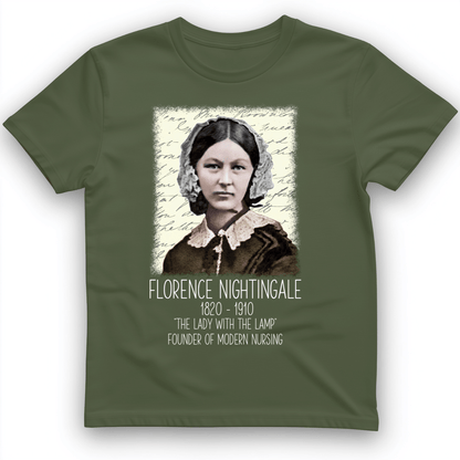 Florence Nightingale T-Shirt Military Green / S