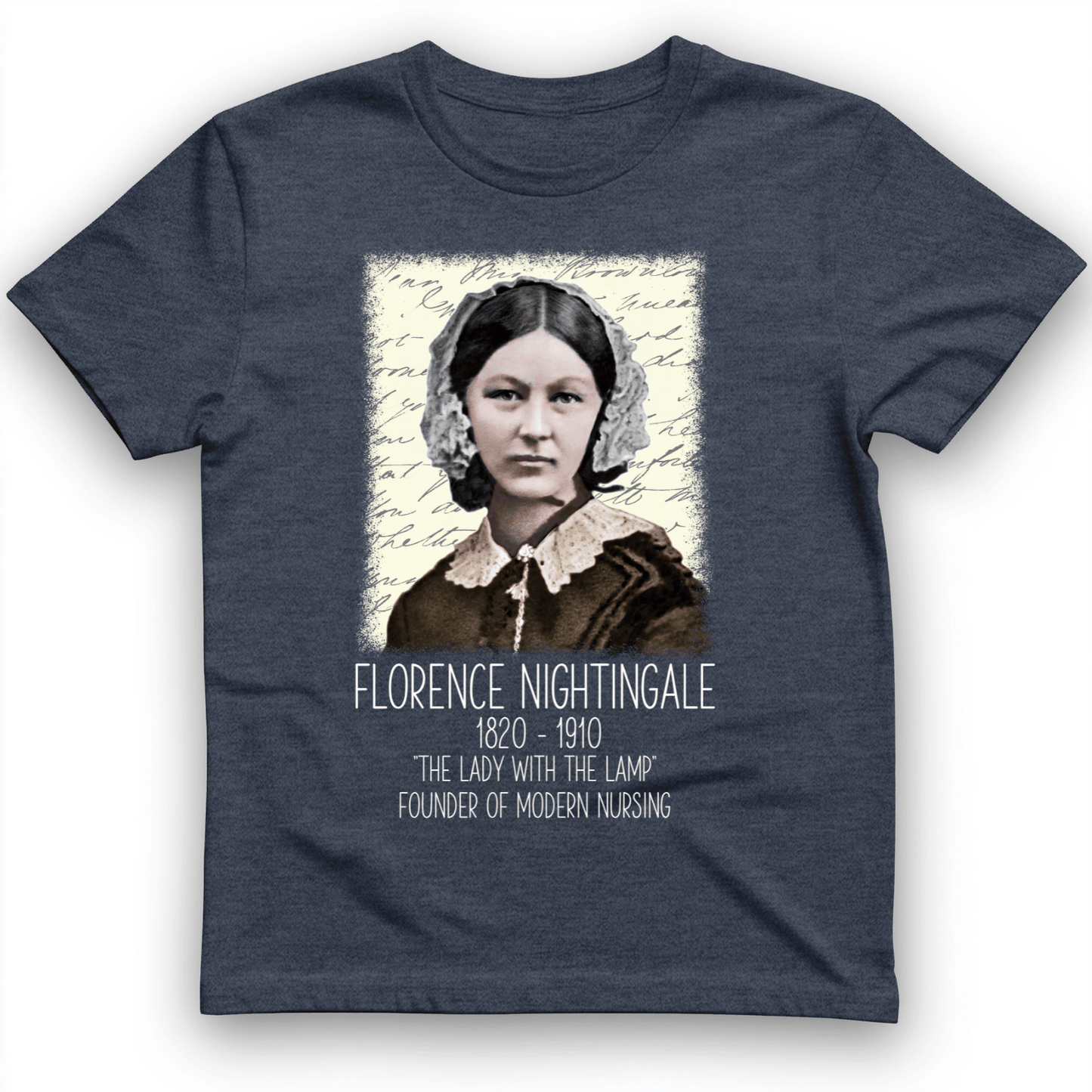 Florence Nightingale T-Shirt Heather Navy / S