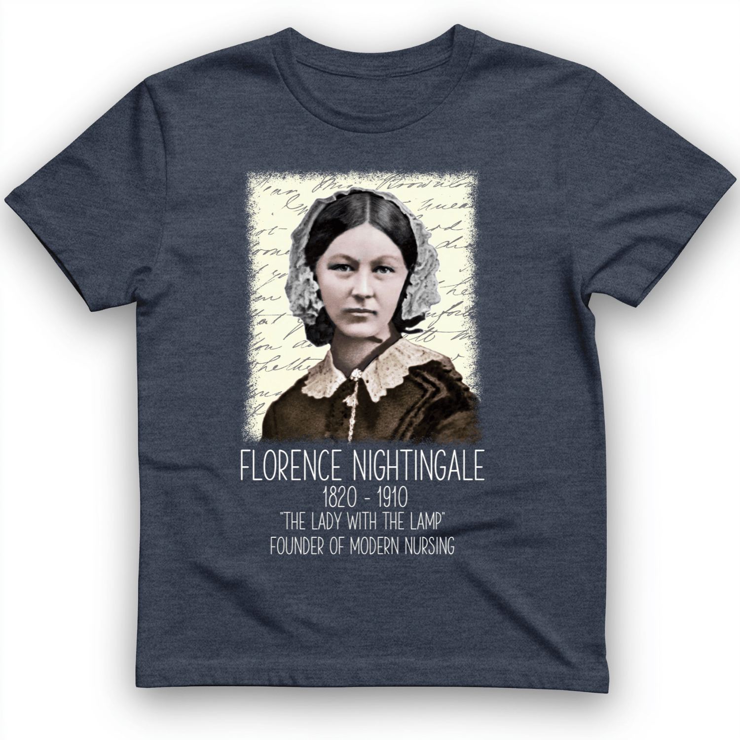 Florence Nightingale T-Shirt Heather Navy / S