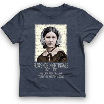 Florence Nightingale T-Shirt Heather Navy / S