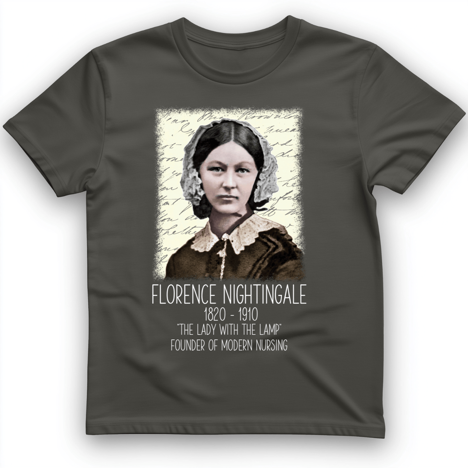 Florence Nightingale T-Shirt Charcoal / S