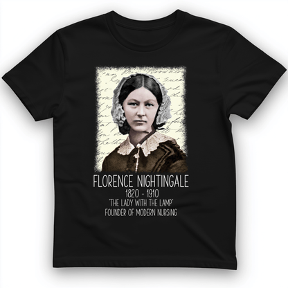 Florence Nightingale T-Shirt Black / S