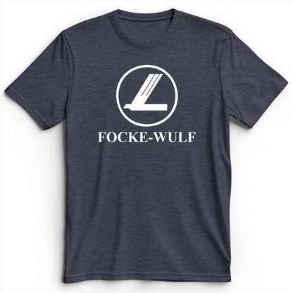 Focke Wulf Premium Tee Heather Navy / S