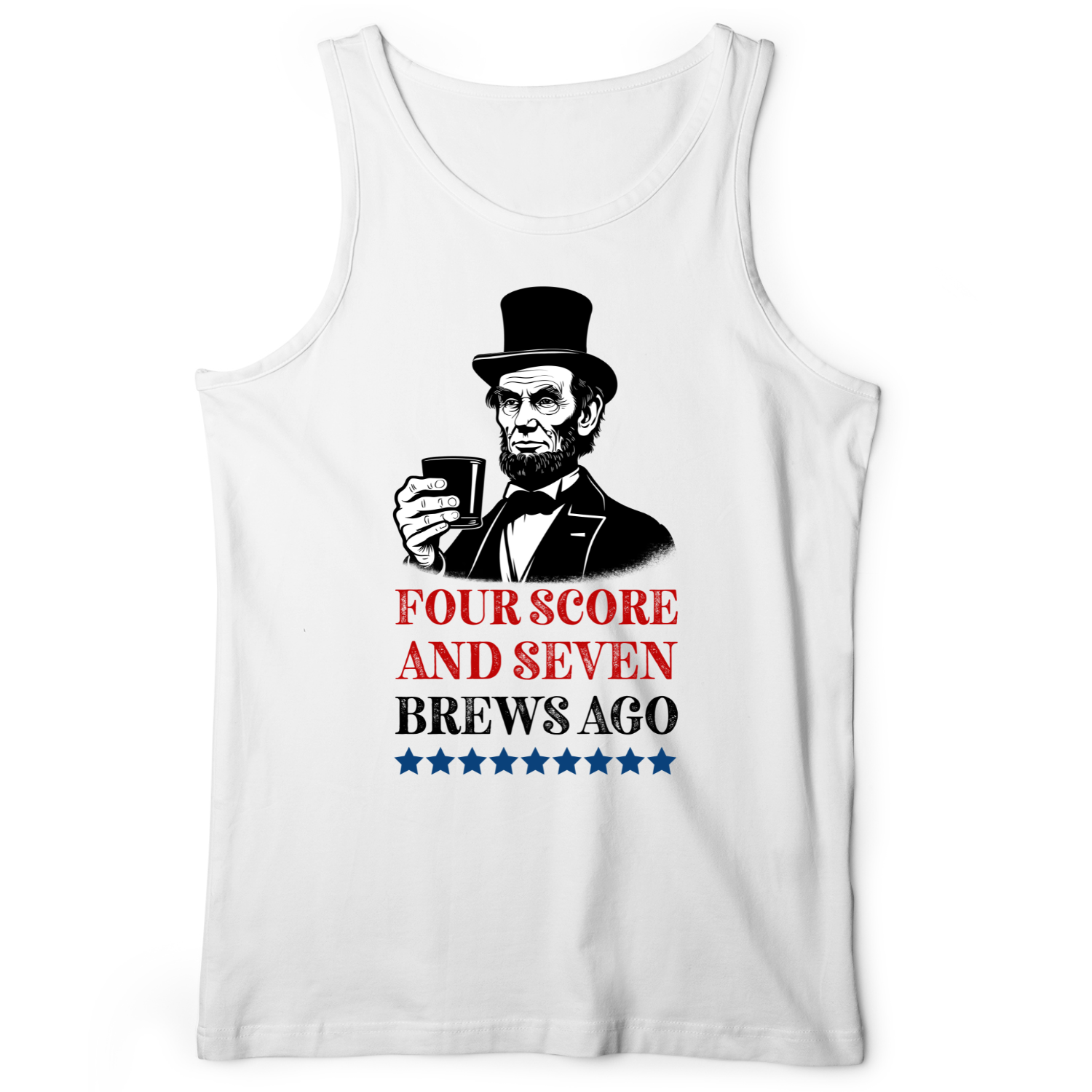 Four Score and Seven Brews Ago Tank White / XS