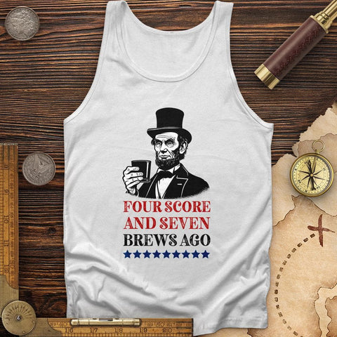 Four Score and Seven Brews Ago Tank White / XS