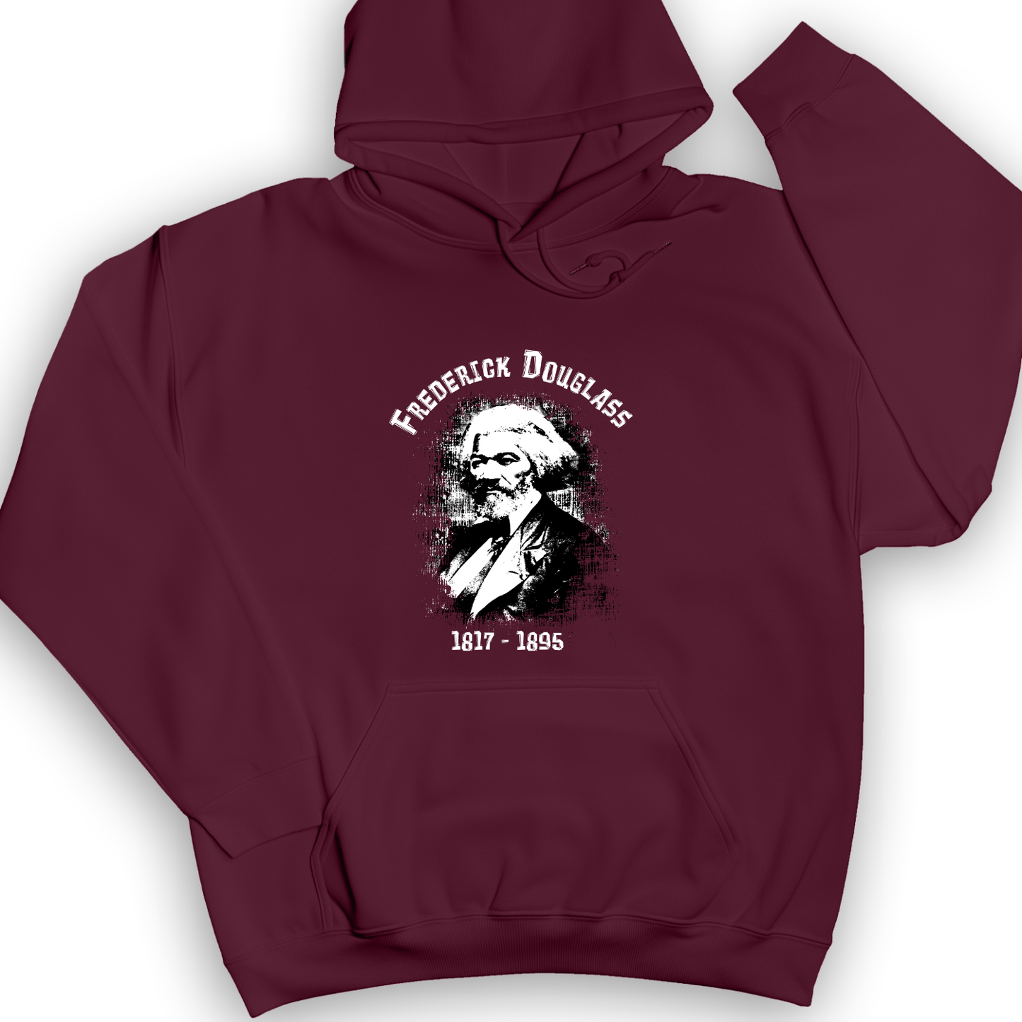 Frederick Douglas Hoodie Maroon / S