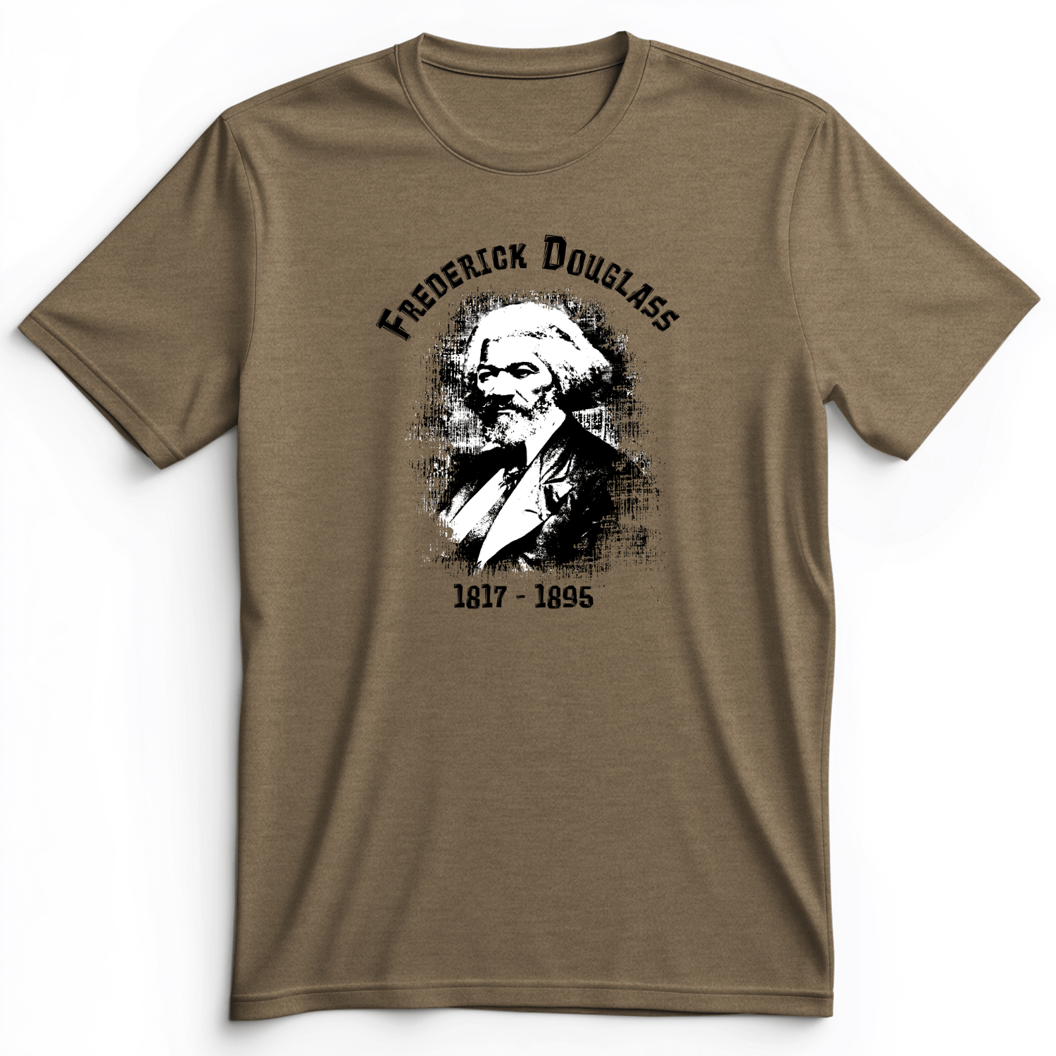 Frederick Douglas Premium Tee Heather Olive / S