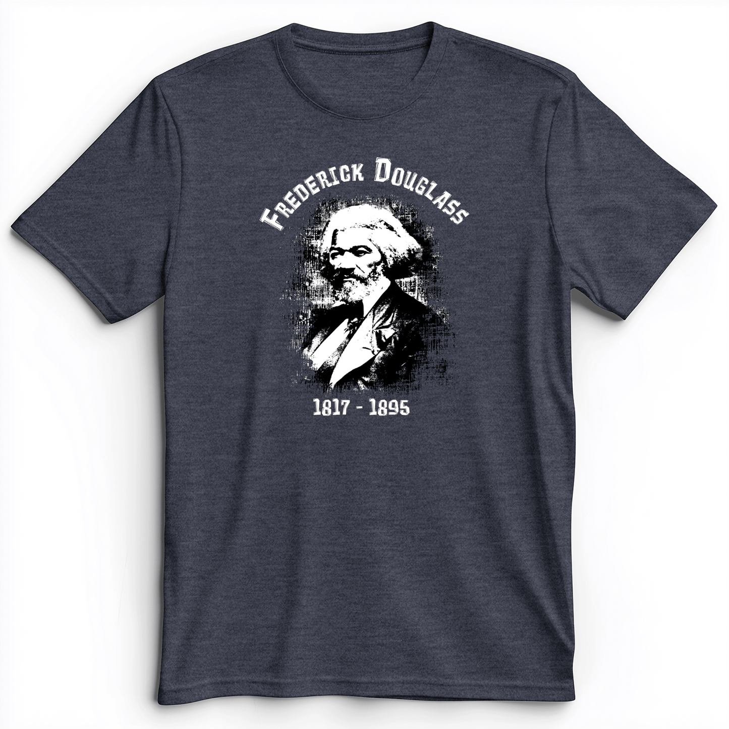 Frederick Douglas Premium Tee Heather Navy / S
