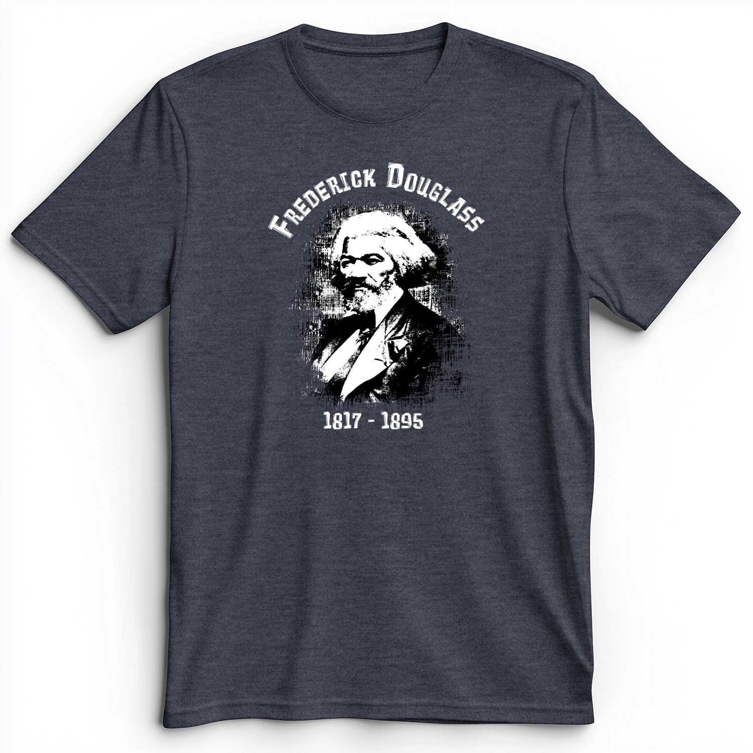 Frederick Douglas Premium Tee Heather Navy / S