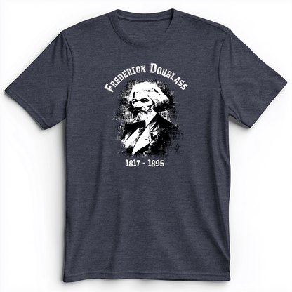 Frederick Douglas Premium Tee Heather Navy / S