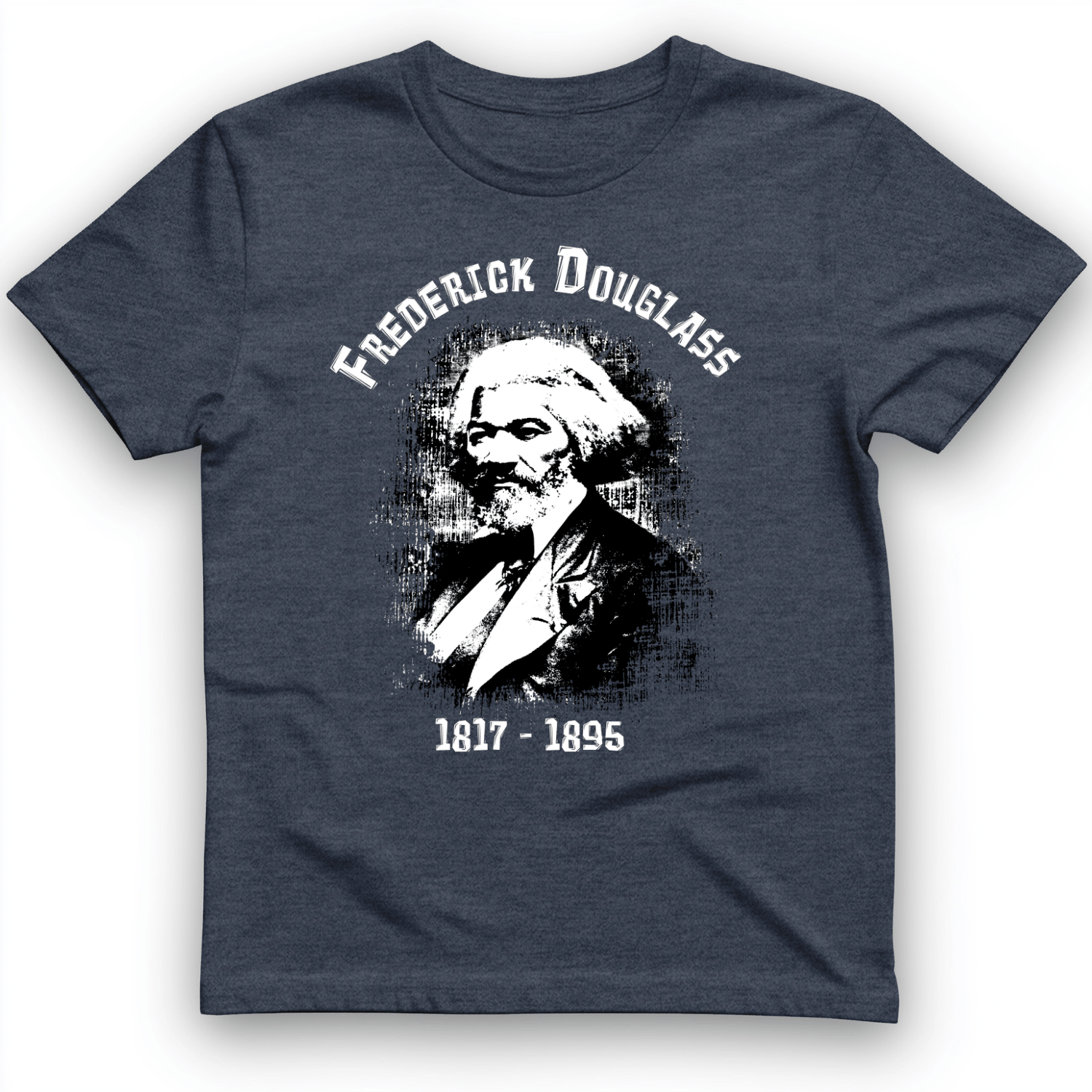Frederick Douglas T-Shirt Heather Navy / S