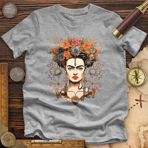 Frida Kahlo Steampunk Premium Quality Tee