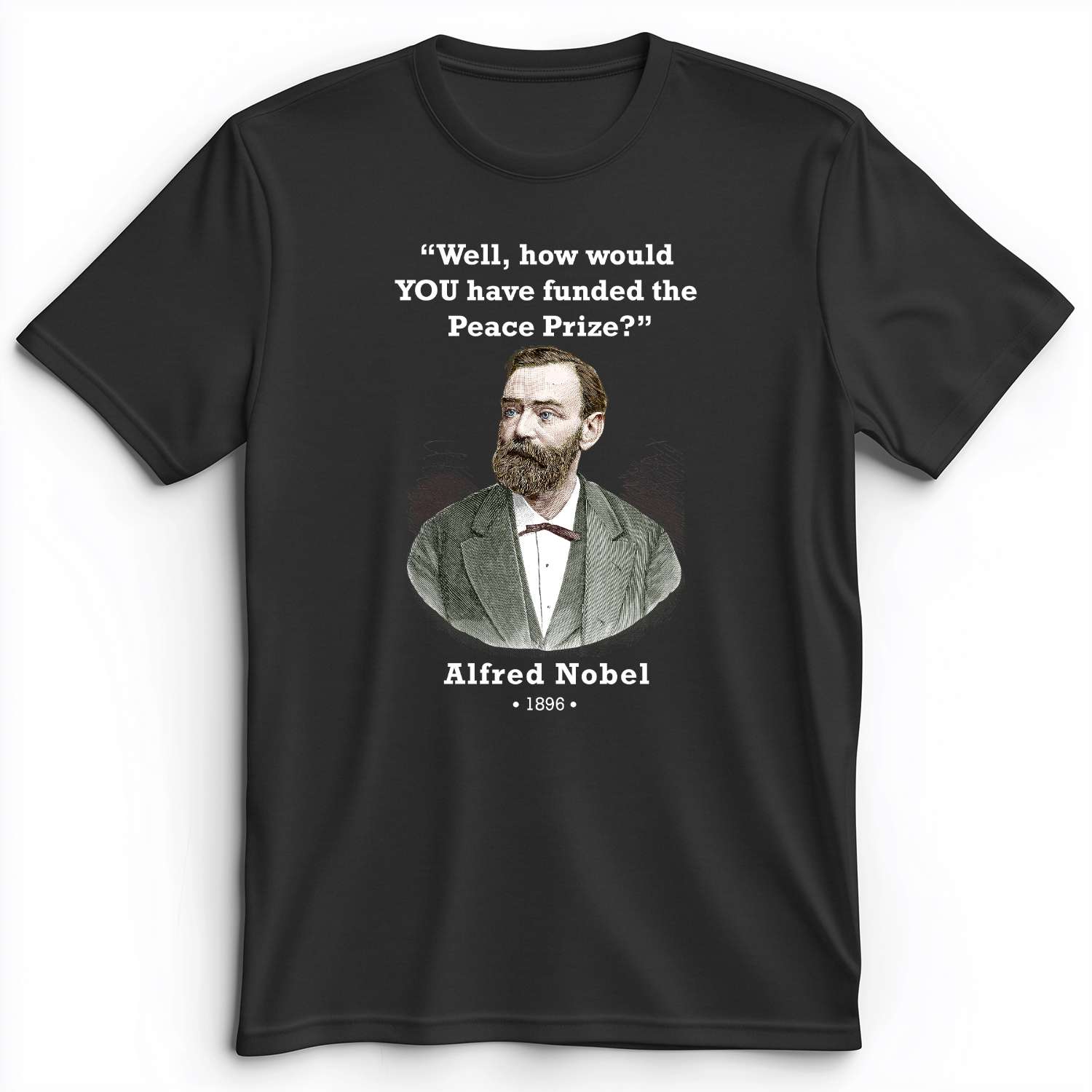 Funding Nobel Prize Premium Tee Dark Grey Heather / S