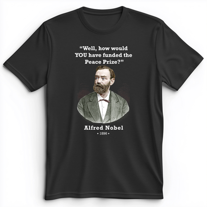 Funding Nobel Prize Premium Tee Dark Grey Heather / S