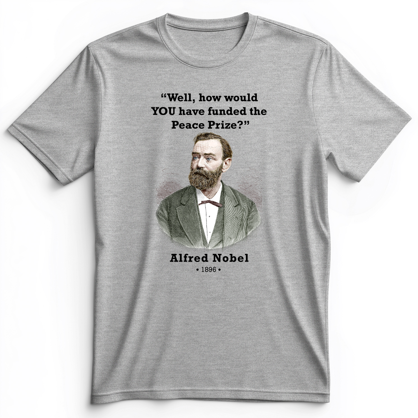 Funding Nobel Prize Premium Tee Athletic Heather / S