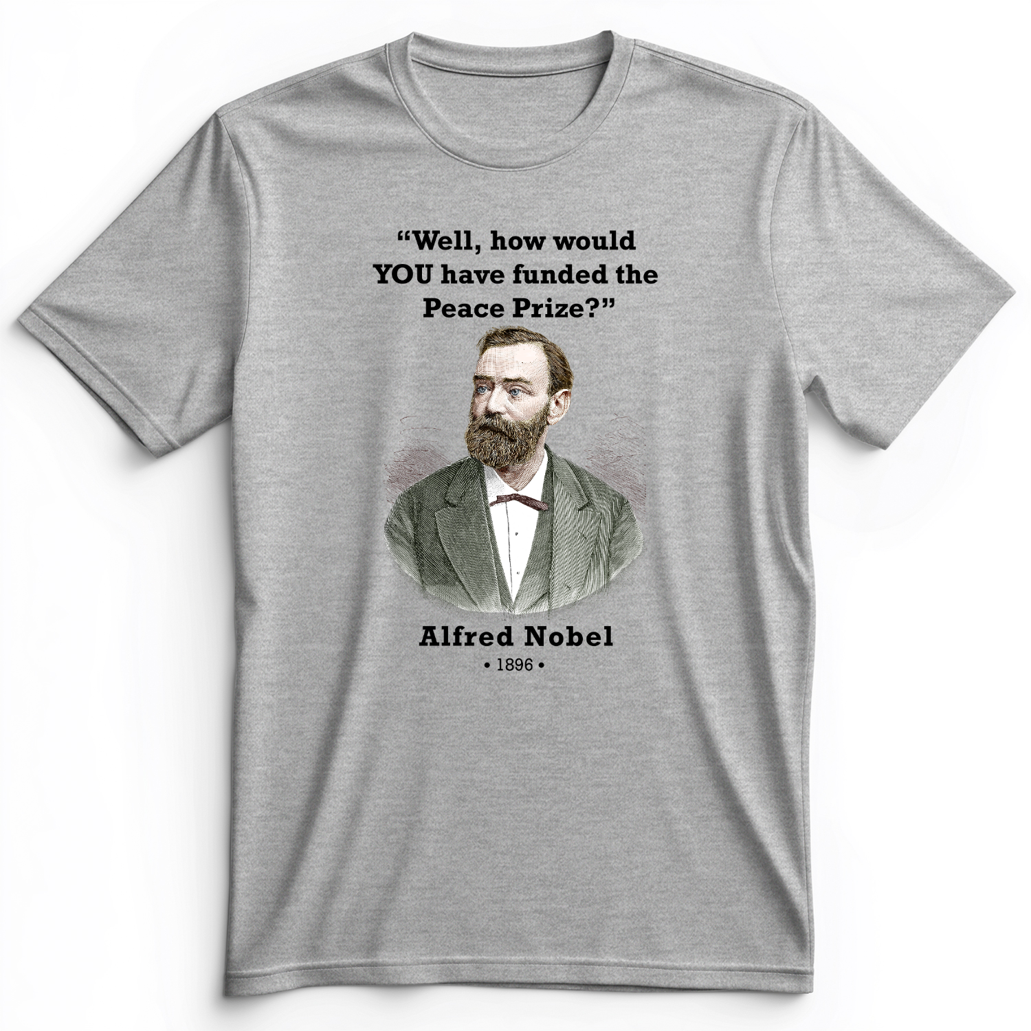 Funding Nobel Prize Premium Tee Athletic Heather / S