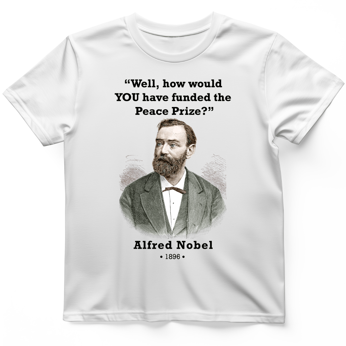 Funding Nobel Prize T-Shirt White / S