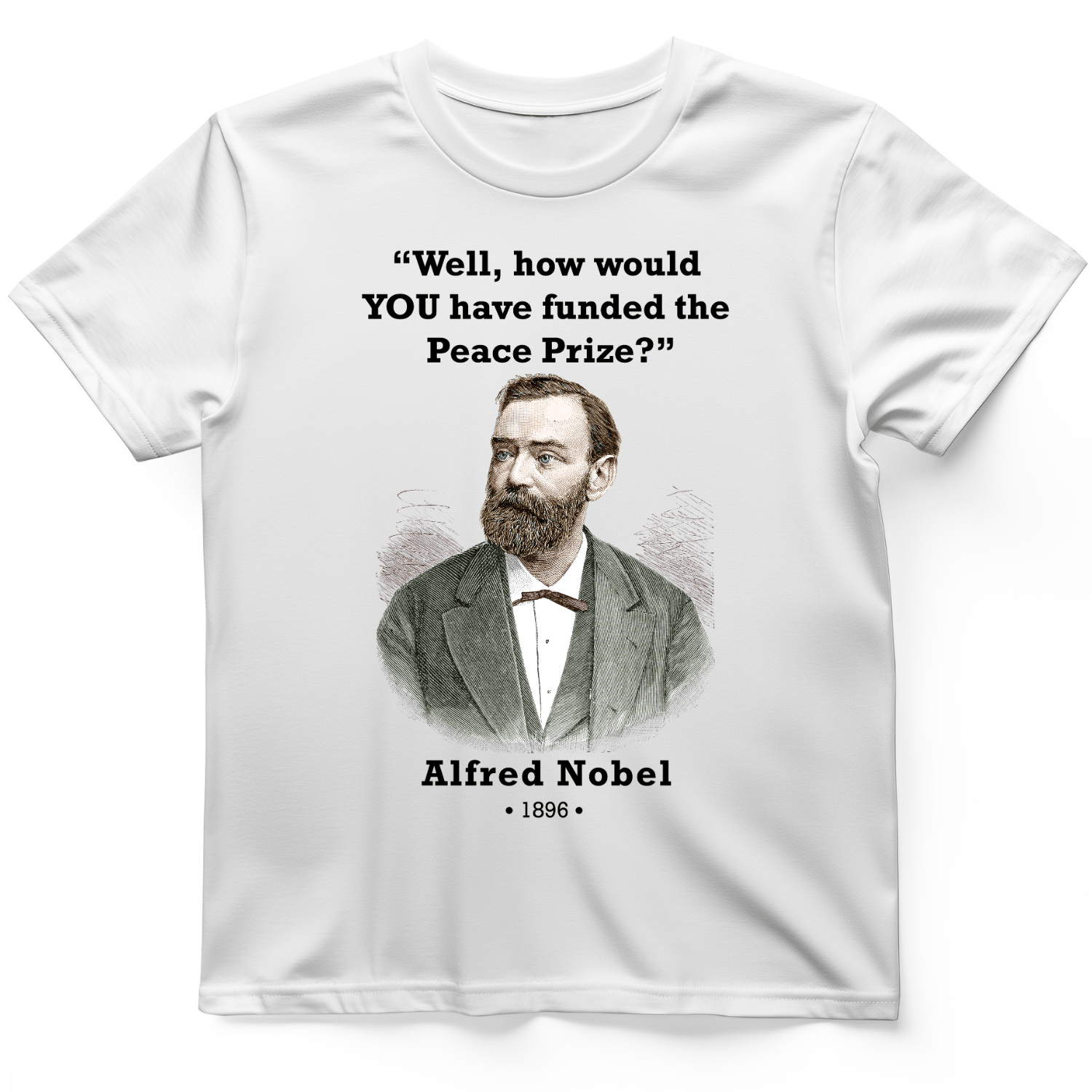 Funding Nobel Prize T-Shirt White / S