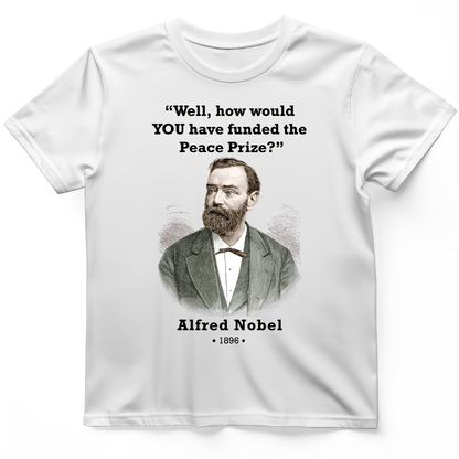 Funding Nobel Prize T-Shirt White / S