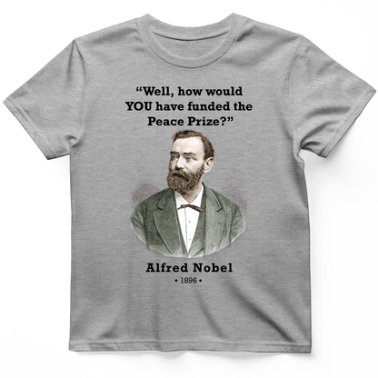 Funding Nobel Prize T-Shirt Sport Grey / S