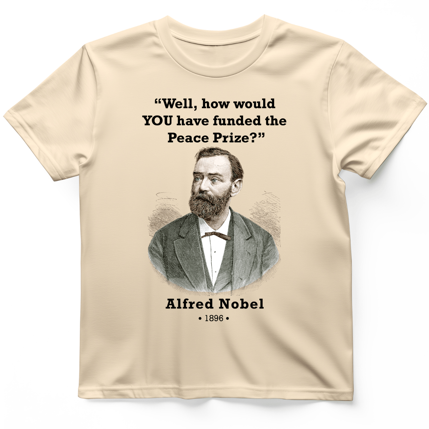 Funding Nobel Prize T-Shirt Natural / S