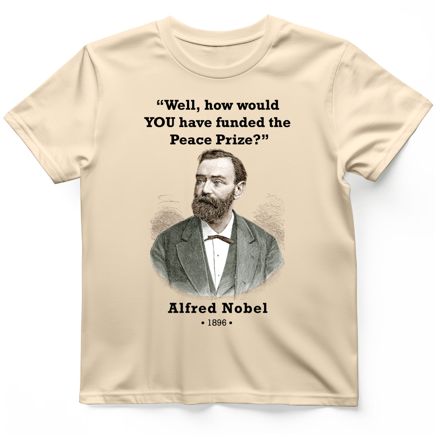 Funding Nobel Prize T-Shirt Natural / S