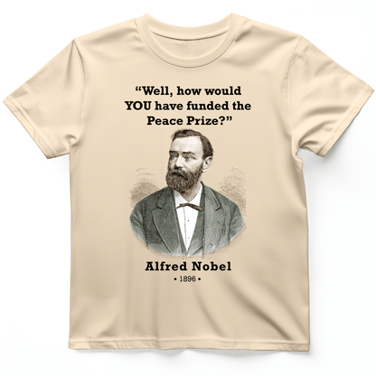 Funding Nobel Prize T-Shirt Natural / S