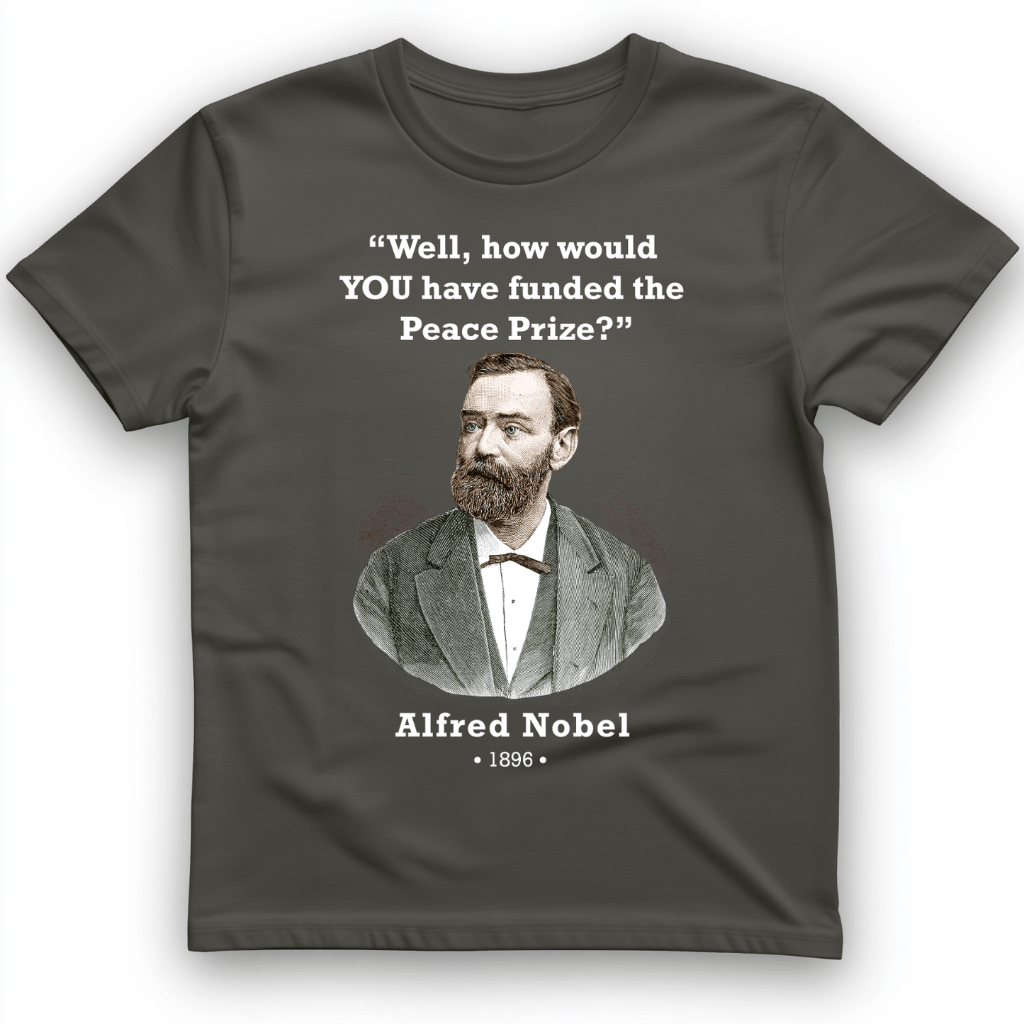 Funding Nobel Prize T-Shirt Charcoal / S