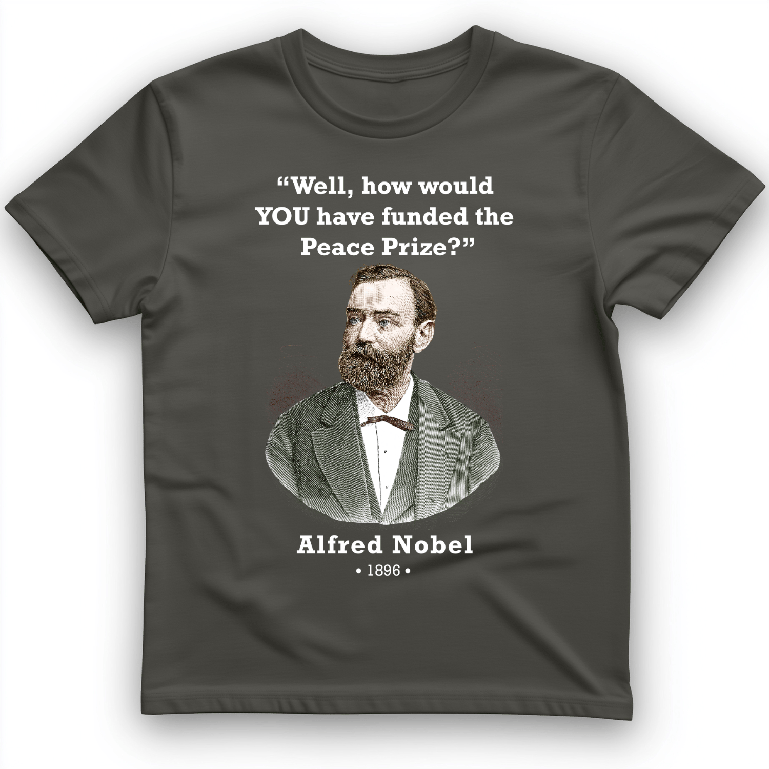 Funding Nobel Prize T-Shirt Charcoal / S