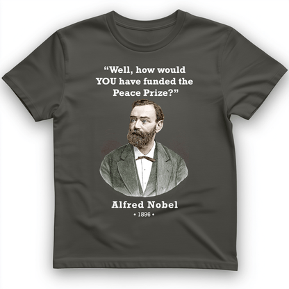 Funding Nobel Prize T-Shirt Charcoal / S