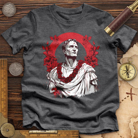 Gaius Julius Caesar High Quality Tee Dark Grey Heather / S